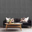 Faux chevron texturé noir anthracite texturé