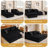 Modern Corduroy Upholstered Chaise Lounge Chair No Assembly Required-498906229-498906232