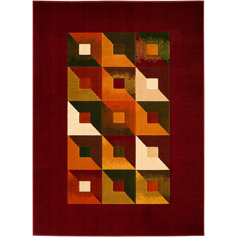 Geometric Indoor Rug, 5'2" x 7'2"