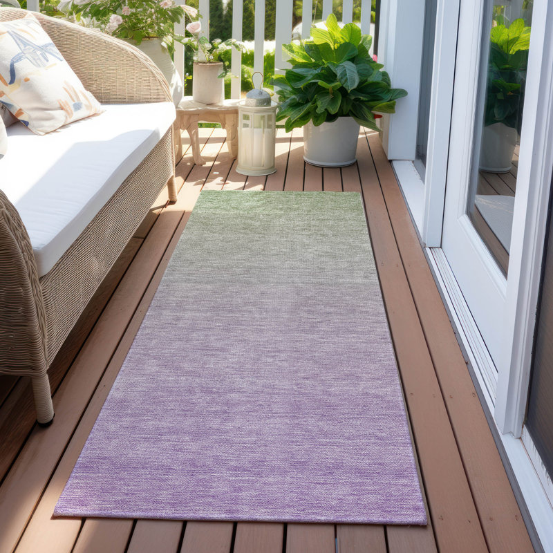Tapis intérieur / extérieur Zoiea, Tapis de couloir 2 pi 3 po x 7 pi 6 po