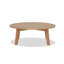 Table basse d'extérieur en bois massif Dacey