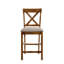 Ensemble de 2 chaises contemporaines à hauteur de comptoir avec siège rembourré-1301964516