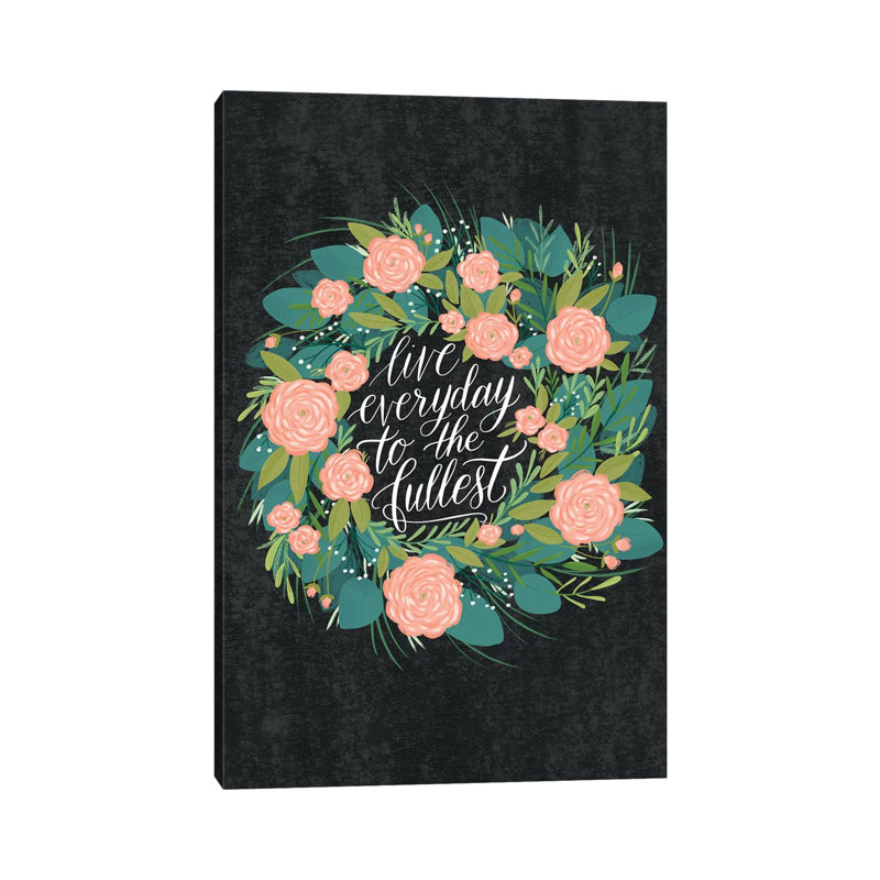 Farmhouse Flowers V 1 Piece Wrapped Canvas Painting, 45.72cm H x 30.48cm W x 1.91cm D