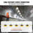50FT Construction String Work Lights 50W 5000LM Connectable Waterproof