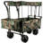 Collapsible Folding Wagon with Removable Canopy, Heavy Duty Foldable