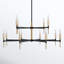 Clyda 12 - Light Dimmable Tiered Chandelier