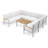Travira Rectangular Tekwood Outdoor Coffee Table-781773814
