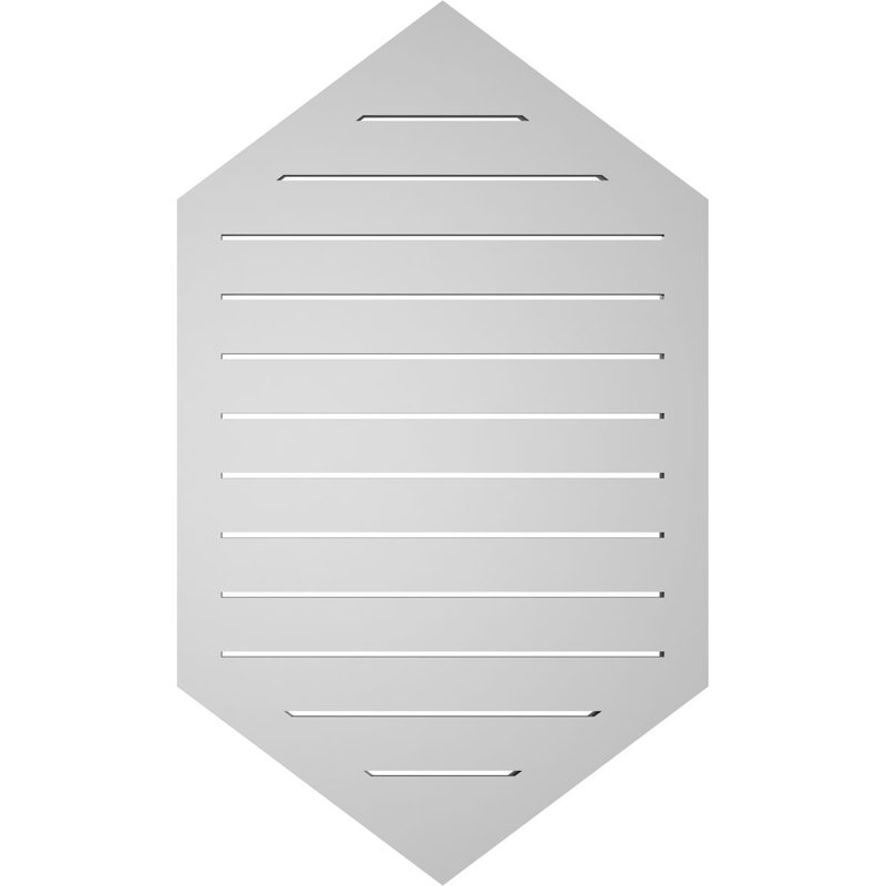 Pente verticale verticale en uréthane 9 pi, H 40 po x l 24 po x P 1,5 po