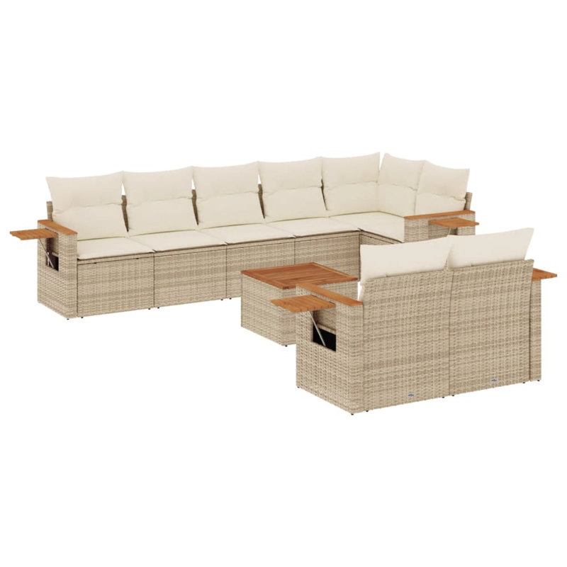  Garden Sofa Set Beige