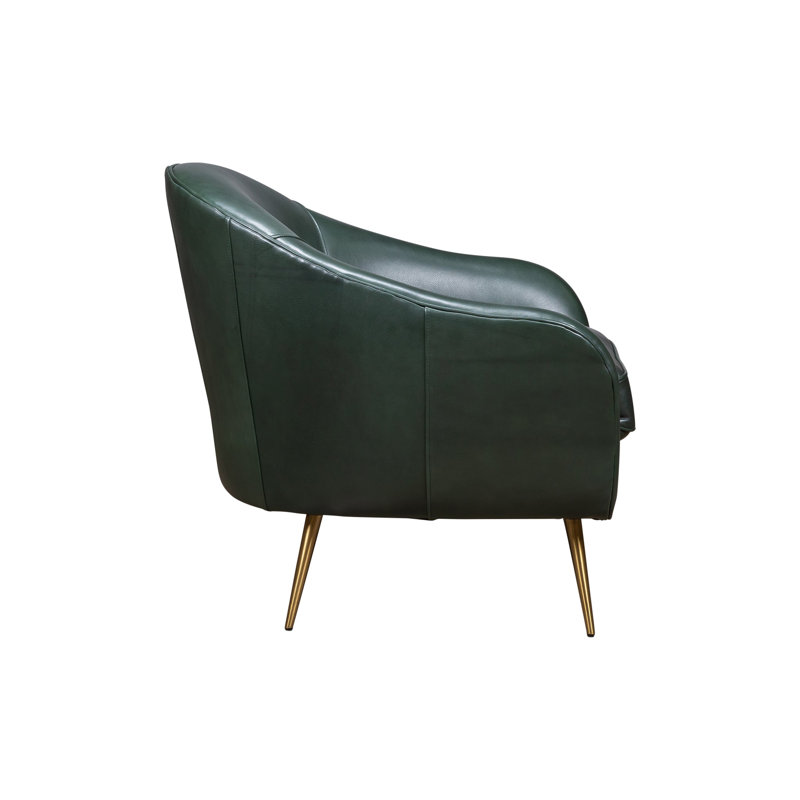 Leo Armchair, Evergreen Genuine Leather