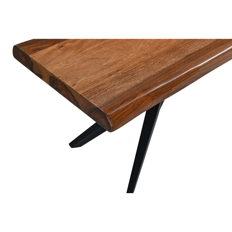 Rosewood 90" Bench in Natural Sheesham, 18" H x 90" W x 18" D