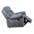 Zubaida Two Tone Gray Velvet Glider Recliner-125540045