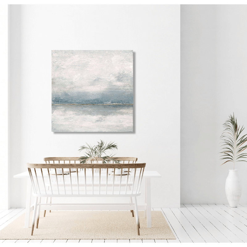 Sultry Breeze - Artist Enhanced Canvas Print, 24" H x 24" W x 1" D, Wrapped Canvas
