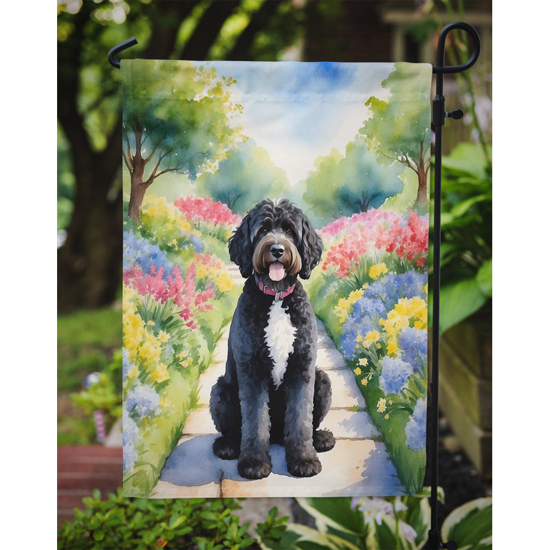 Drapeau de jardin en polyester à double face H 15,5 po x l 11,25 po Kinston