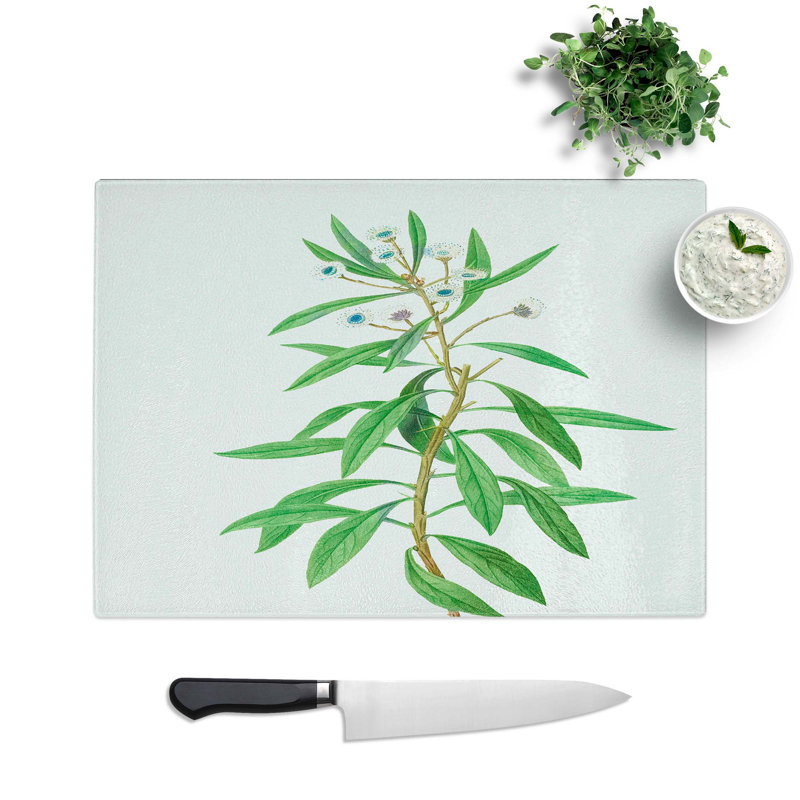 Glass Globe Daisy Shrub by Pierre-Joseph Redoute Chopping Board, 39 cm W x 28.5 cm L