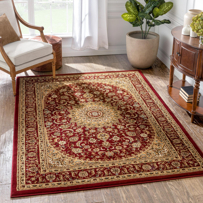 Oriental Synthetic Area Rug, Rectangle 160 x 220cm