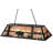 Rustic Lodge 6 - Light Black Pool Table Lights Pendant