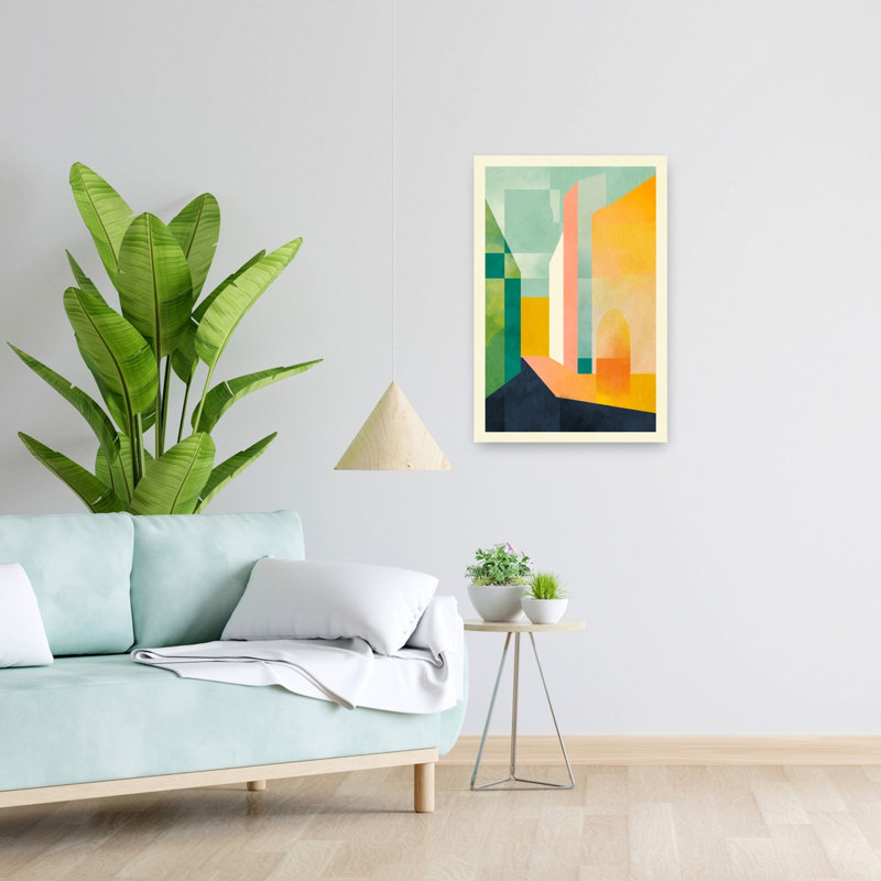 Art contemporain contemporain abstrait coloré, art urbain, H 24 po x l 16 po