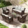 Guo 7 - Person Patio Conversation Sets with Cushions