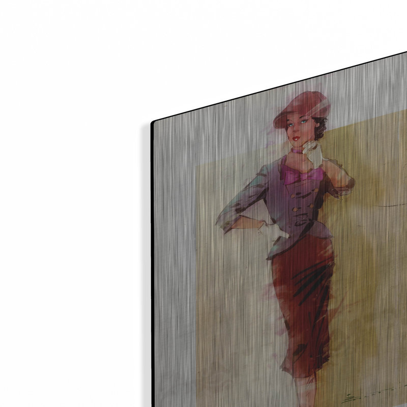 «Stand There» par TM Borenstein, H 16 po x l 12 po