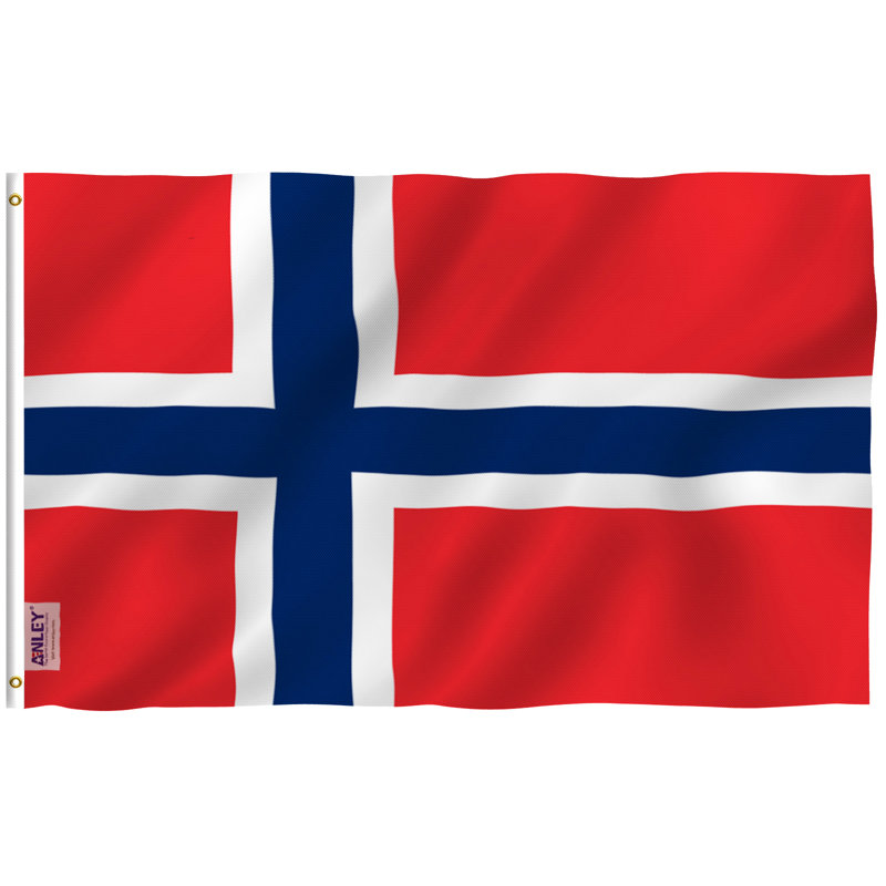 Drapeau de la Norvège 3 x 5 pieds - Drapeaux de Norvège