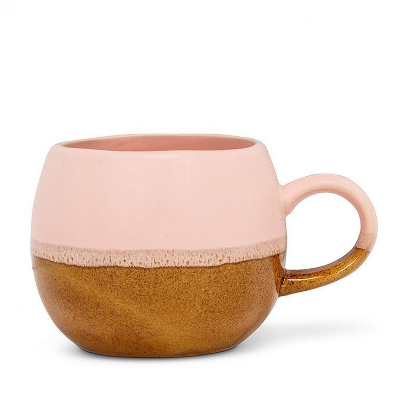 Tasse boule, Brun/rose