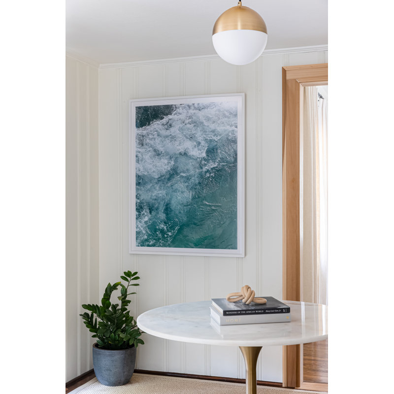 The Wave by Amanda Anderson, White, 36" H x 24" W x 1.88" D