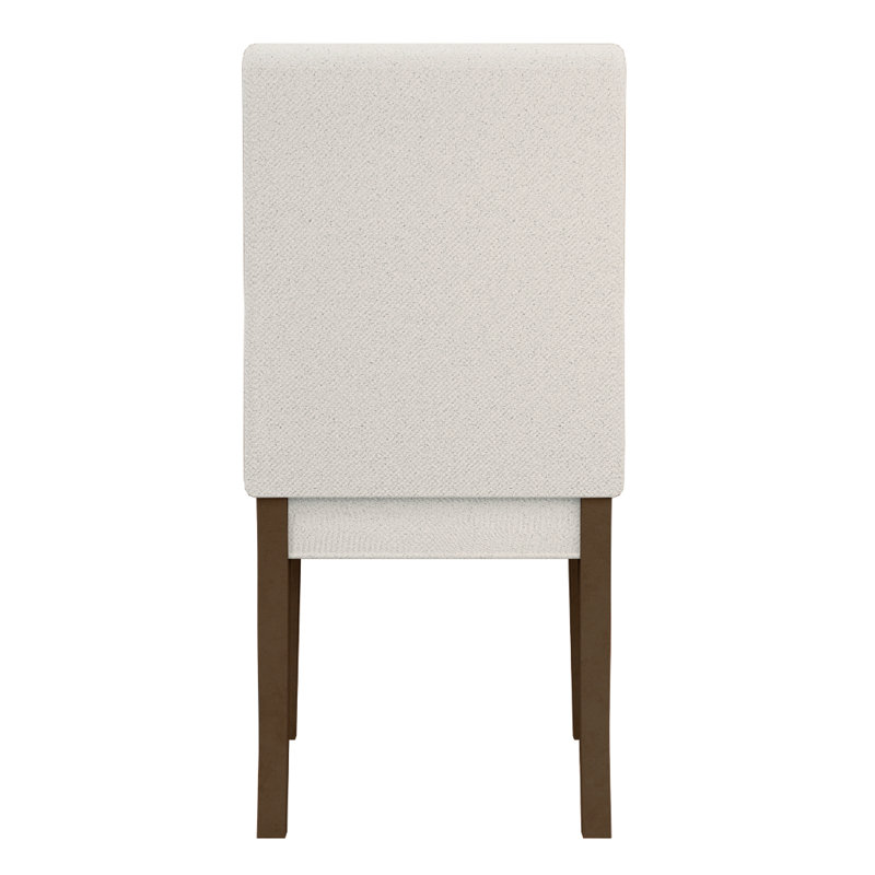 Organic Living Upholstered Dining Side Chair With Solid Mango Wood Frame