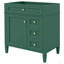 Meuble-lavabo de salle de bain de 30 po sans lavabo supérieur, armoire de rangement moderne avec 2 tiroirs et un tiroir rabattable (BASSIN INCLUS)-1334388427-1334388425