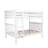 Aileana Twin Over Full Solid Wood Standard Bunk Bed-1475711024