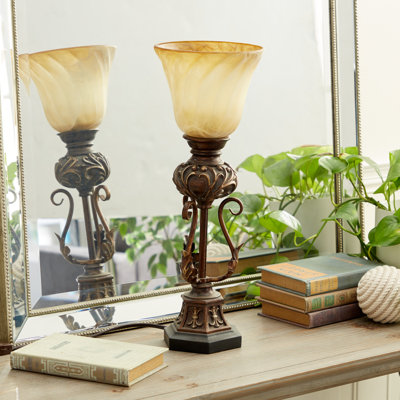 Lampe torchère noire 20 po Adalwin