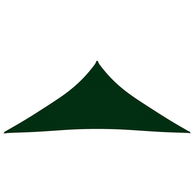 Naplate Triangle Shade Sail, Dark Green, 3.6m x 3.6m x 3.6m