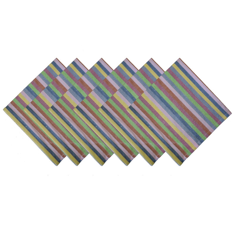 Ensemble de serviettes 6 pièces Emerich, Pastel