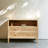 Modern Burlywood Solid Wood Sideboard
