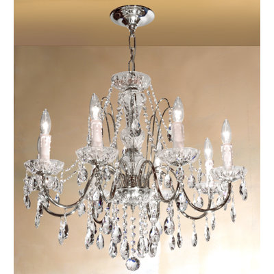 Lustre traditionnel / classique à 8 lumières de style bougie Letitia