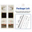 White Mirror Surface Solid + Manufactured Wood Unfinished Bi-Fold Door with Hardware Kit-117215167