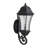 1-Light matte black industrial glass dimmable outdoor Wall Sconces