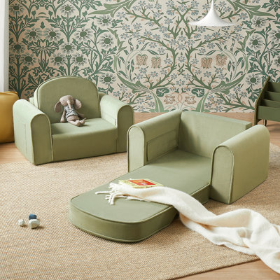 Tiny Land® GentleSnug Kid Chair - Sage