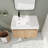 Friedhilde 29.97 " W Wall Mounted Wall Mounted 1 Single Vanity Bathroom Vanity With Resin Top