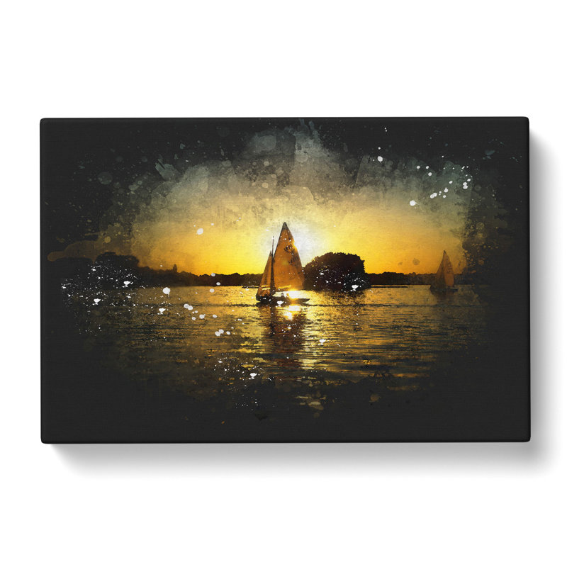 Sailing Boat Vol.4 - Wrapped Canvas Print, 35cm H x 50cm W x 3cm D