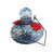 Bleu / rouge / transparent