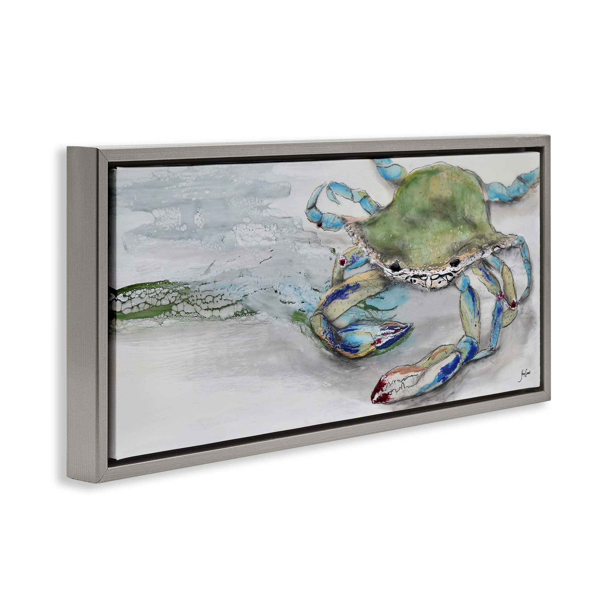 High-End Textured Crab Shoreline Large Windows Ribbon Style
