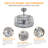 Cladie 18'' Ceiling Fan with Light Kit