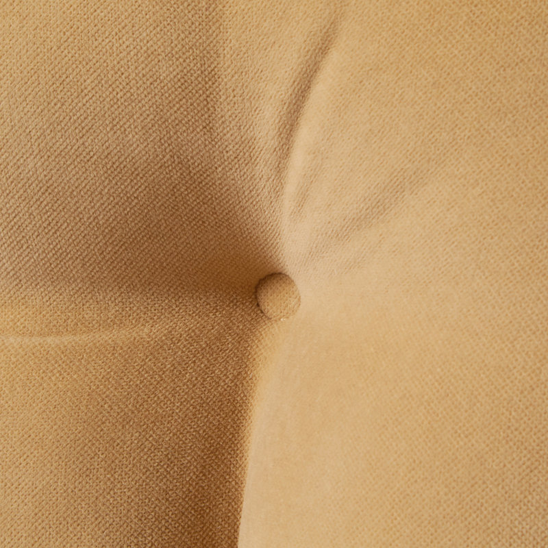 Coussin de chaise réversible en microfibre, Ensemble de 2, Crème au beurre