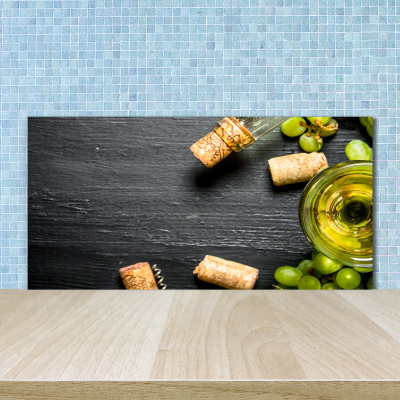 Loti 50cm W x 100cm L Glass Peel and Stick Panel