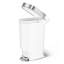 Simplehuman 10.6 Gallon Slim Kitchen Step Trash Can with Liner Rim-87818402