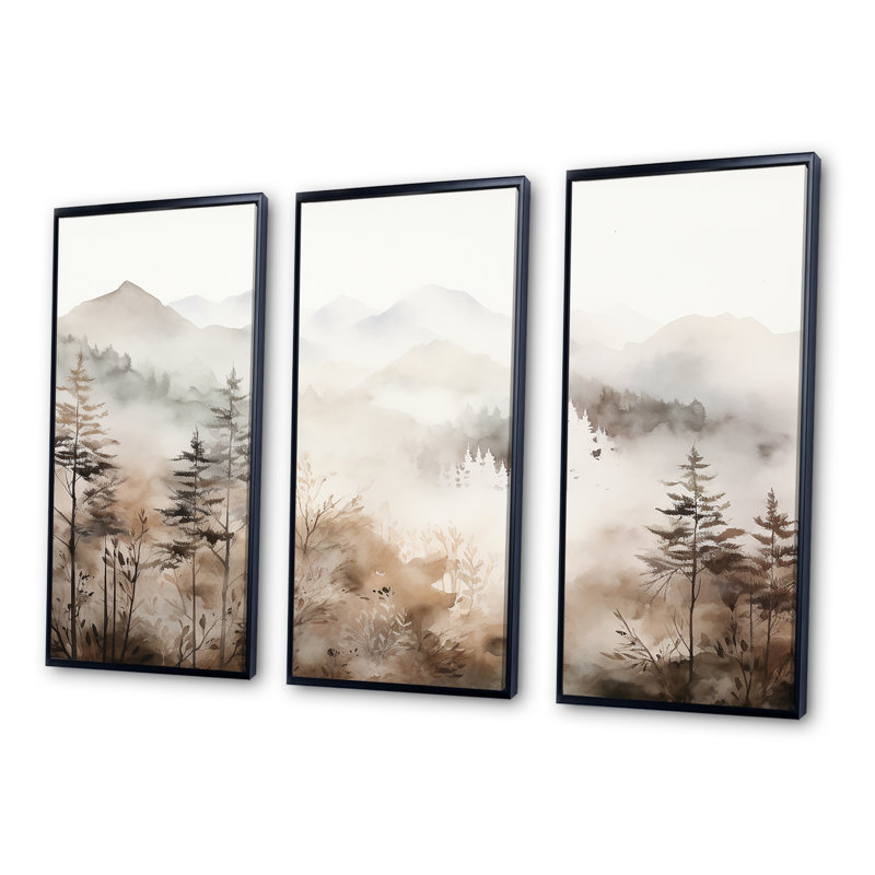 Ensemble de salon Nature S Harmony Serenity, H 28 po x l 36 po x P 1 po, Cadre flottant noir