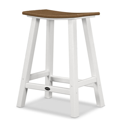 POLYWOOD® Contempo Saddle Counter Stool