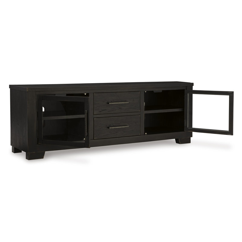 Meuble télé 80 po Biseye, Noir