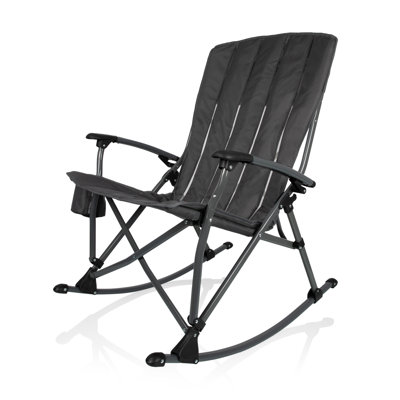 Outdoor Rocking Camp Chair - XL Heavy Duty Camping Chair for Adults Mario